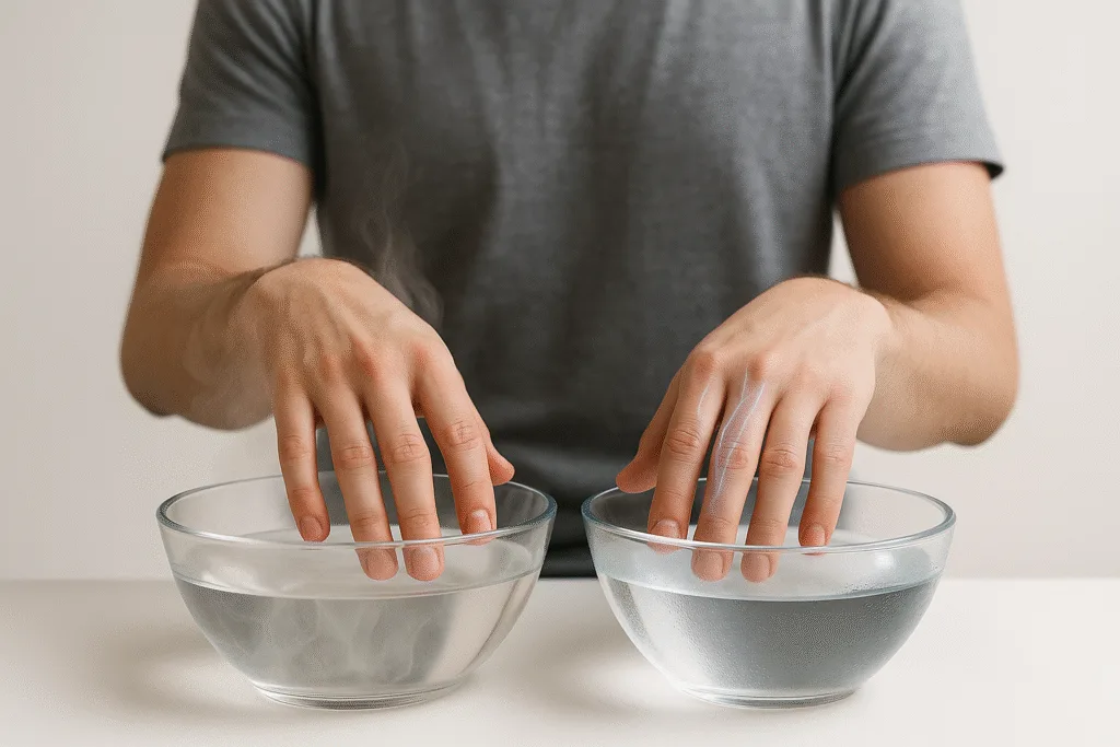 The Warm–Cold Skin Switch Test: How Your Nerves Compete Under Temperature Shock